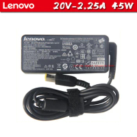 Used ThinkPad Lenovo X230s X240 X240s X250 X260 X270 square port with pin laptop power adapter 45W Charger 20V 2.25A power cord