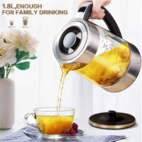 Water Kettle Hot Sales Fast Hot Boiling Electric Kettle Household Kettle Home Appliance Coffee Hot Water Boiler Glass Teapot New