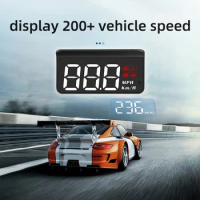 M3 OBD2 HUD Car Head Up Display Speedometer Monitor On Board Computer Windshield Projector Digital Electronic Auto Accessories