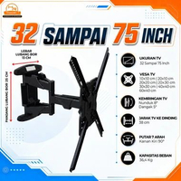 Bracket TV 55 43 50 32 40 60 55 70 42 49 75 80 Inch Dijamin Cocok LED LCD Plasma 32 - 80 In 6 Arah U