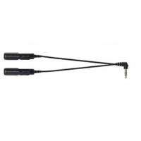 [3東京直購] Audio-Technica AT351L 附音量控制鍵 耳機 分配線 3.5mm  可2副耳機同時使用