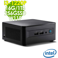 Intel NUC (i3-1220P/16G/256SSD+1T/WIFI6/W11P)