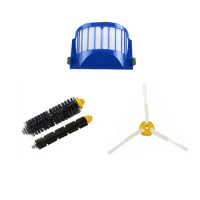 Aero Vac Filters &amp; Beater Bristle Brushes &amp; Side Brushes for iRobot Roomba 600 Series 620 630 650 660 680 Vacuum Cleaner Parts