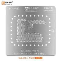 Amaoe Huawei Mate40Pro mate40 Pro BGA Reballing Stencil High Quality Middle Layer Motherboard IC Chip Tin Planting Steel Mesh