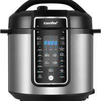 Pressure Cooker 6 Quart with 12 Presets, Multi-Functional Programmable Slow Cooker