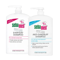 【SEBAMED 施巴】溫和/油性抗屑洗髮乳1000ml任選x2入(總代理)