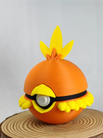 Pokeball l Pokemon Torchic l Hoenn Region l 3D Print l Model l Ball l Desk Decoration l Gift