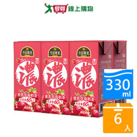 光泉午后時光重乳草莓奶茶330MLx6入【愛買】