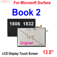 13.5" Original LCD For Microsoft Surface Book 2 1806 1832 LCD Display Touch Screen Digitizer Assembly for Surface Book 2 LCD