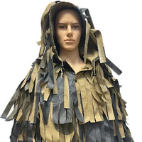 Anti-radar Ghillie Suit Outdoor Hunting Clothing Plaid Cloth Army Sniper Airsoft Paintball Military Equipments