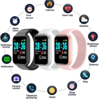 For Xiaomi Huawei D20 Pro Bluetooth Smart Watch Men Women Y68 Blood Pressure Heart Rate Monitor Sport Digital Smartwatch relojes