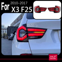 AKD Car Model Tail Lamp for BMW X3 Tail Lights 2010-2017 F25 LED Tail Light Rear Lamp Signal Reverse Automotive Accessories