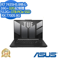 ASUS FA617NTR 16吋效能筆電 (Ryzen 7 7435HS/RX 7700S 8G/16G+32G/512G+1TB PCIe SSD/Vivobook S14 OLED/黑/特仕版)