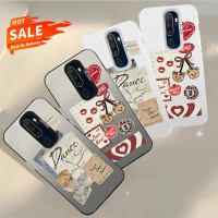 Compatible for OPPO A5 A9 2020 Phone Case Retro Stamp Collection Matt Finish Rigid Shockproof Mobile