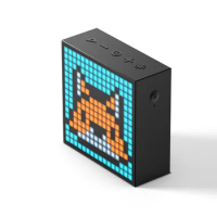 Divoom Evo Mini Pixel Art Creation Speaker Programmable LED Display Portable Speaker with Clock Alarm Subwoofer