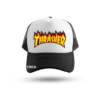 Topi trucker topi jaring sablon topi thrasher Pengait