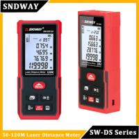 SNDWAY Laser Distance Meter SW-DS 50M 80M 100M 120M Digital Range Finder Electronic Laser Tape Trena Mini Rangefinder