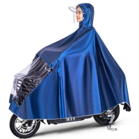 雨衣電動車單人雙人加大加厚摩托車三輪防暴雨遮腳全身電瓶車雨。