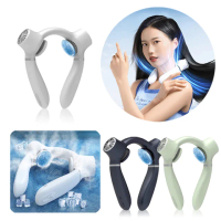 【ANTIAN】FB08半導體製冷掛脖風扇 無葉冰旋風冰敷冷氣空調扇 戶外便攜運動電風扇(可上飛機)