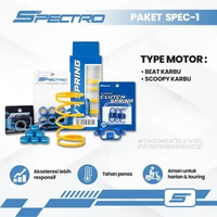 Spectro Paket Upgrade CVT Spec 1 BeaT Karbu Scoopy Karbu KVY Roller Per Spectro Racing Kirian 7 gram