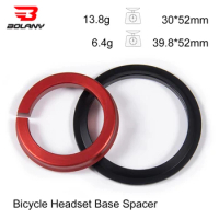 Bolany Bicycle Headset Base Spacer Crown Race Tapered Fork Straight Fork Bicycle Parts 1.5 Inch Fork 52mm