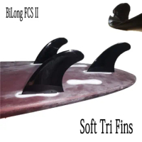 Bilong FCS II Fin Soft Surfboard Fin Bodyboard All Board Types Surf Skimboard Boogie Board Surf