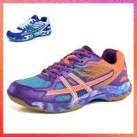 Brand LEFUS Size 35-45 Women Badminton Shoes Men Run Tennis GOES Sports Sneakers Anti-Slippery Training PINGPONG Shoes