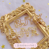 The Untamed Wang Yibo Sean Xiao Zhan BJYX Diamond Pearl Letter Hair Clip Brooch Ornament