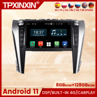 2 Din Android Automotive Multimedia GPS Navigation For Toyota Camry 2015 2016 2017 Radio Coche With Bluetooth Carplay Autostereo