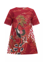 Rianty Kids Dress Baju Pesta Batik Anak Perempuan Jonasa Red Katun Premium Prada
