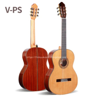36" Acoustic Classical guitar With Solid Cedar Top/Magogany Body ,3/4 Classical guitar 580MM,traveling guitar,52mm nut