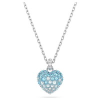 施華洛世奇(SWAROVSKI) 藍色漸變愛心項鏈 七夕情人節禮物5687624【北歐居家生活】