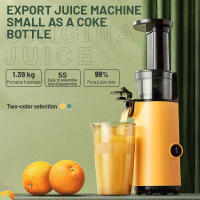 Pembuat Jus Mini Portabel 400W Blender & Slow Juicer Elektrik 120W Teknologi Slow Squeeze, USB Recha