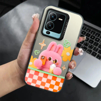 เคสโทรศัพท์ สำหรับ VIVO V25 PRO 5G ดีไซน์เซลฟี่ กึ่งโปร่งใส บางเฉียบ ฝ้า เคส