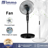 SIMMO Vertical Fan Kipas 16 Inch 3-Speed Airflow Adjustment 5 Blade Design Silent Energy Saving Elec