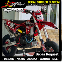 0421 (COD) Sticker Decal CRF 450 FullBody Bebas Request Terbaru - Sticker Premium CRF Terbaru - Stic