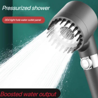 Multifunctional Pressurized Shower Head Bathroom Handheld Filter Shower Head Bath Showerhead Set