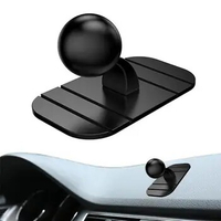 Rubber Ball Head Mount Car Dashboard Suction Cup Round Plate for GPS Camera Smartphones Accessories Magnetic Phone Holder