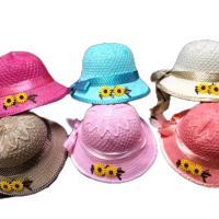 TOPI PANTAI BUNGA ANAK TOPI PANTAI CANTIK