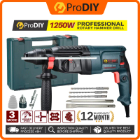 PRODIY GBH 2-26 DRE Drill Rotary Hammer Drill 3 Mode With Handle 1250W SDS 26mm