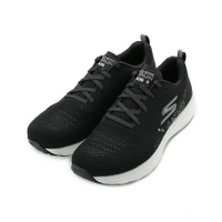 SKECHERS 慢跑系列 GORUN RIDE 8 綁帶慢跑鞋 黑白 55224BKW 男鞋