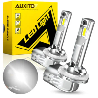 AUXITO 2Pcs 881 H27 LED Fog Lights Canbus 880 H27W/2 H27/2 H27W/1 H27/1 Car Headlamp High Beam Light 6500K White Car Light