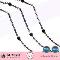 Kalung Emas Mini Jedar Black Gold 17K Semar Nusantara