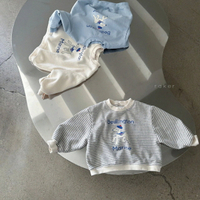 嬰兒外出服春裝兒童衣服春款韓版童裝嬰兒寶寶小馬衛衣