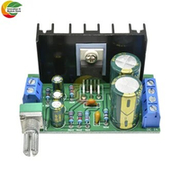 TDA2050 audio stereo power amplifier board 1 channel power amplifier module with adjustable potentiometer AC-DC 12-24V 5W-120W