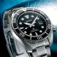 【SEIKO 精工】PROSPEX潛水系列機械錶 鮑魚殼造型黑面45㎜款 SK004(SPB101J1/6R35-00A0D)