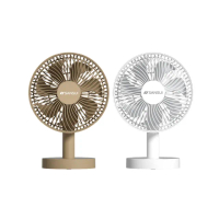 【SANSUI 山水】桌上型隨行風扇 SDF-T67(無線 靜音 露營 充電式風扇 電風扇 循環扇)