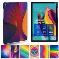 For Samsung Galaxy Tab A A6/Tab A/Tab E/Tab S5E - High Quality Watercolor Slim Hard Shell Tablet Cover Case + Free Stylus