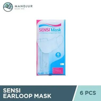 Sensi Masker Earloop Face Mask [6 Masker]