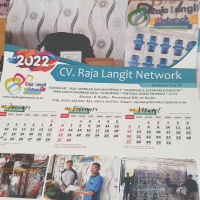 Kalender 2022 dinding CV Raja Langit Network